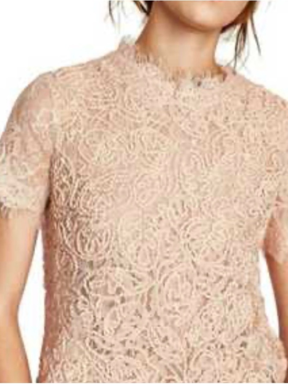 ZARA Blouse - Laced and short sleeve